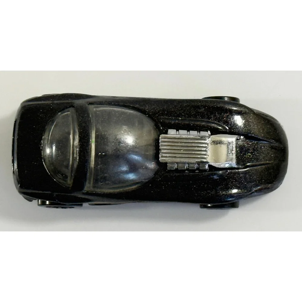Hot Wheels Silver Bullet Kids 1:64 Black Glitter 1993‎ Mattel Malaysia Vintage